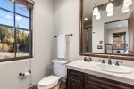 Gorgeous bathroom with walk in shower and separate tub